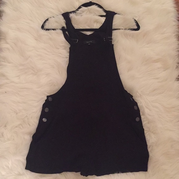 Soft Talula Black Overalls - Picture 2 of 2